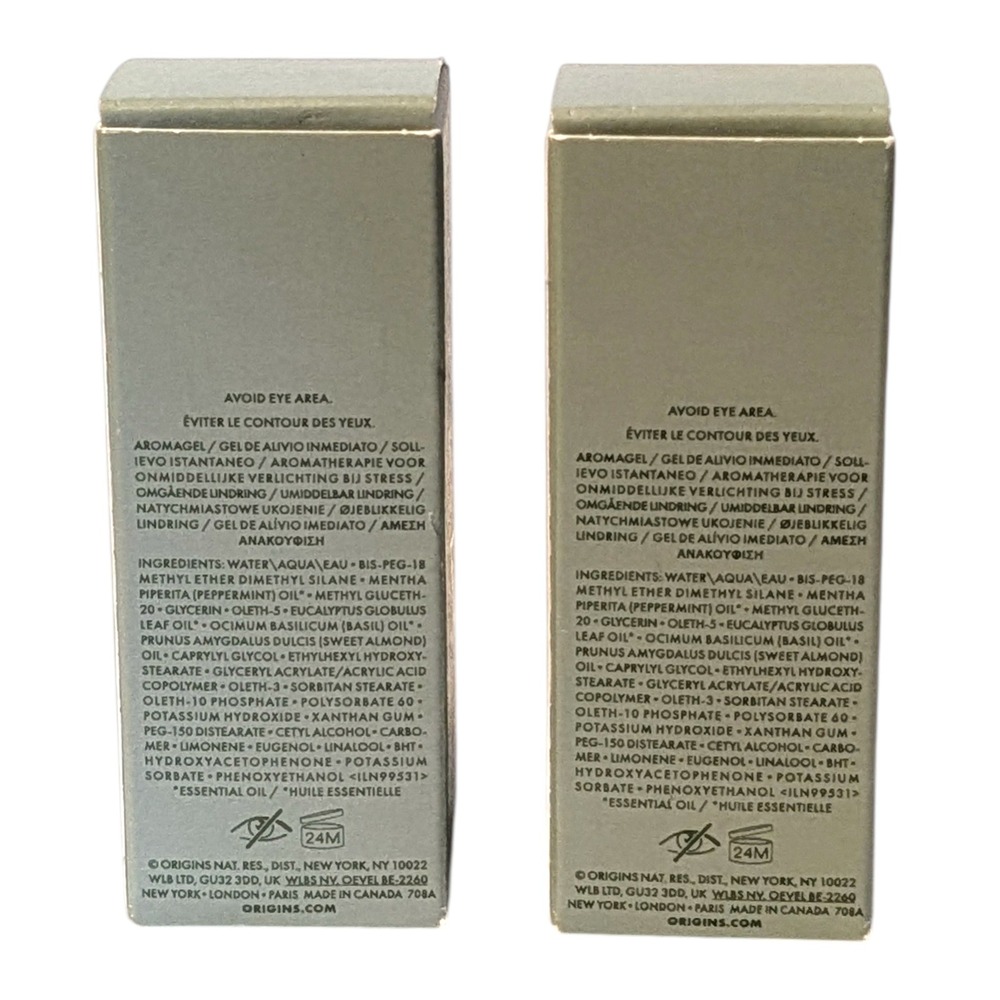Origins Peace of Mind On-The-Spot Relief 0.5 fl‎ oz Set of 2 Aromatherapy Gel - Picture 3 of 4